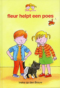 Fleur helpt een poes