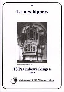 Achttien psalmbewerkingen dl. 5 - Notenschrift