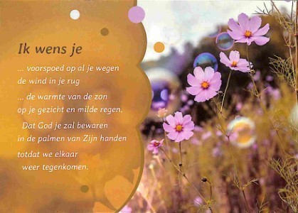 Ik wens je - kaart