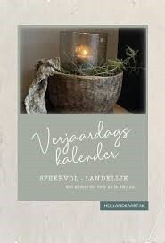 Sfeervol landelijk - verjaardagskalender